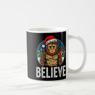 Funny Bigfoot Believe Christmas Sasquatch Santa Fo Coffee Mug