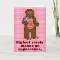 Funny Bigfoot Birthday Humour