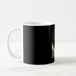 Funny bigfoot blowing dandelion vintage sasquatch coffee mug