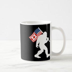 Funny Bigfoot Canada The 51 State Trump Canada U.s Coffee Mug