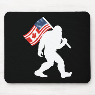 Funny Bigfoot Canada The 51 State Trump Canada U.s Mouse Mat