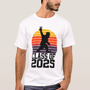 Funny Bigfoot Class of 2025 - Graduation 2025 T-Shirt