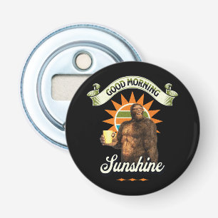 Funny Bigfoot Coffee Morning Humour Bottle Opener