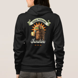 Funny Bigfoot Coffee Morning Humour Hoodie