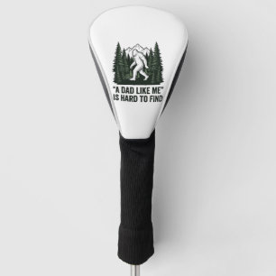 Funny Bigfoot Dad Vintage Forest Shirt Design_1 Golf Head Cover
