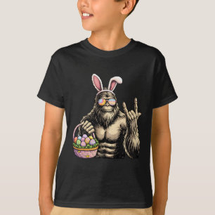 Funny Bigfoot Easter Egg Rock Sasquatch Easter Day T-Shirt