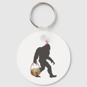 Funny Bigfoot Easter Grey - Clic Fit, Round Neck, Key Ring
