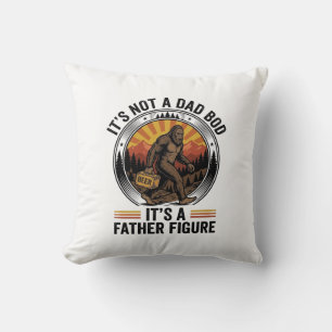 Funny Bigfoot Father Figure Beer Vintage T-Shirt D Cushion