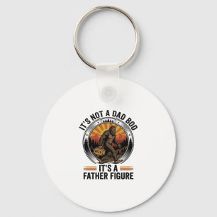 Funny Bigfoot Father Figure Beer Vintage T-Shirt D Key Ring