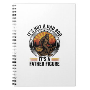 Funny Bigfoot Father Figure Beer Vintage T-Shirt D Notebook