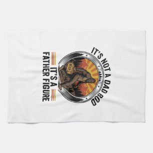 Funny Bigfoot Father Figure Beer Vintage T-Shirt D Tea Towel