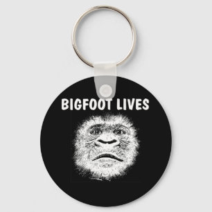 Funny Bigfoot Gifts Key Ring