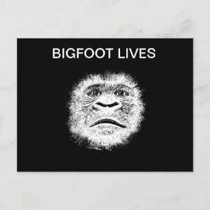Funny Bigfoot Gifts Postcard