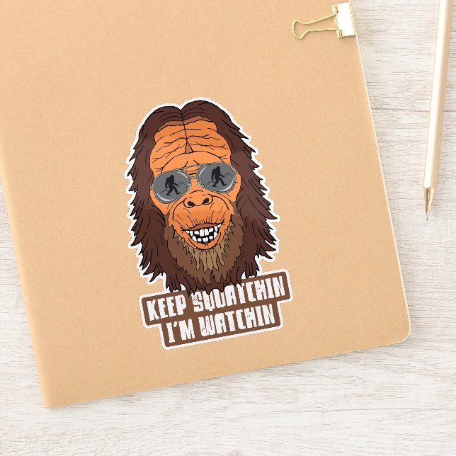 Funny Bigfoot Gone Squatchin Quote (Notebook)
