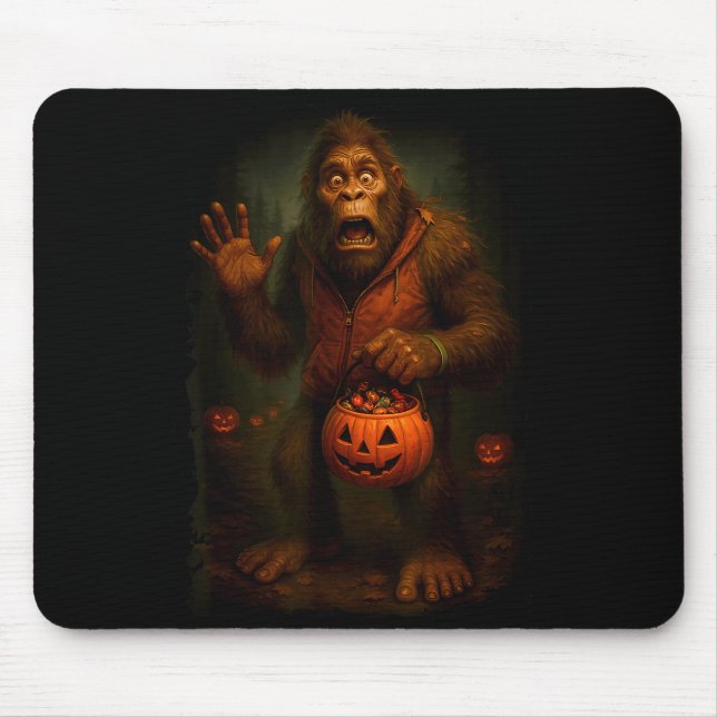 Funny Bigfoot Halloween  Mouse Mat (Front)