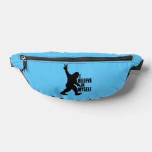 Funny Bigfoot-I Believe in Myself Bum Bags
