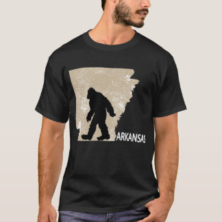 Funny Bigfoot I Believe Loves Arkansas AR Sasquatc T-Shirt
