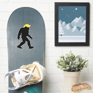 Funny Bigfoot in Trump Yellow Hair 2024 Elections