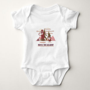 Funny Bigfoot Mum Baby Bodysuit