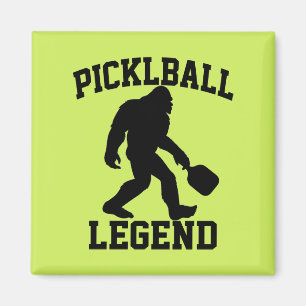 Funny Bigfoot Pickleball Legend  Magnet