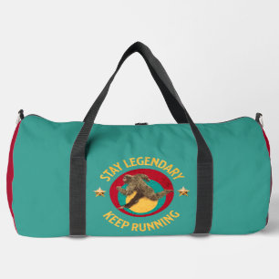 Funny Bigfoot Running Motivation Duffle Bag