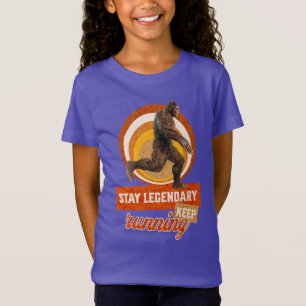 Funny Bigfoot Running Motivation T-Shirt