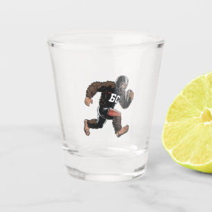 Funny Bigfoot Sasquatch Fantasy Football Sport Shot Glass