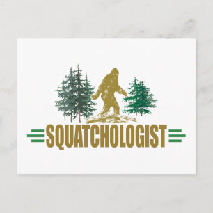 Funny Bigfoot, Sasquatch Postcard