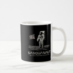 Funny Bigfoot Sasquatch Space Sasquanaut  Coffee Mug