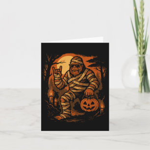 Funny Bigfoot Soky Halloween Sasquatch Card