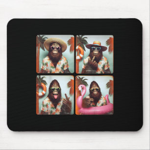 Funny Bigfoot Summer Vacation Photobooth Funny Sas Mouse Mat