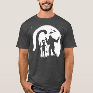 Funny Bigoot Nessie And T-Shirt