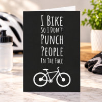 Funny Biker Cards Biking Cycling Cyclist Quote