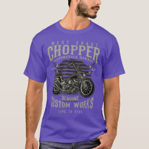 Funny biker chopper motorcycle  T-Shirt