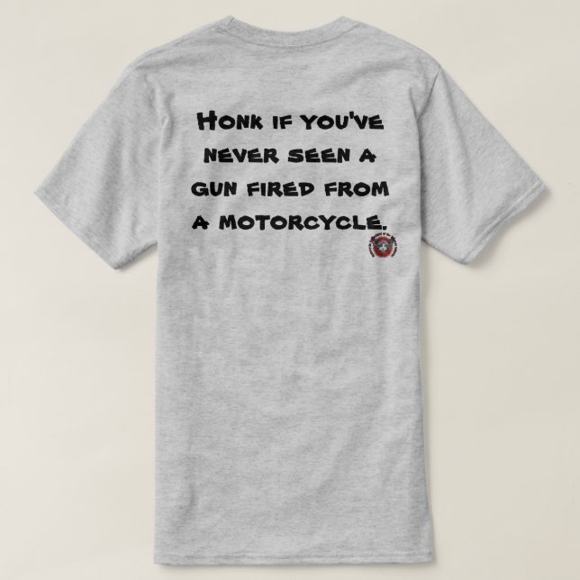 Funny biker t-shirt (Design Back)