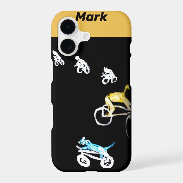 Funny Bikers in the Dark! Personalised (Back)