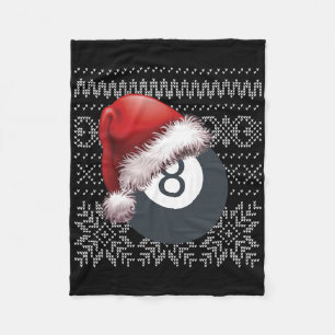Funny Billiards 8 Ball For Pool Players League Bil Fleece Blanket