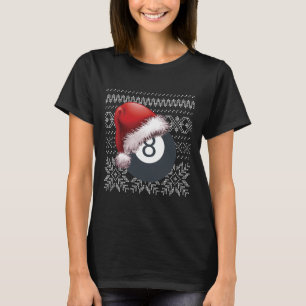 Funny Billiards 8 Ball For Pool Players League Bil T-Shirt