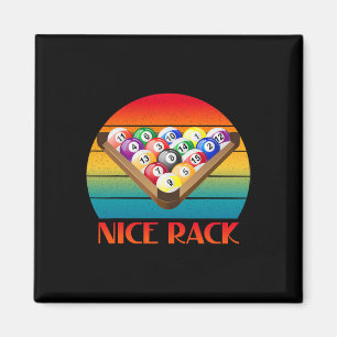 Funny Billiards 9 Ball Pool Player Vintage Nice Ra Magnet