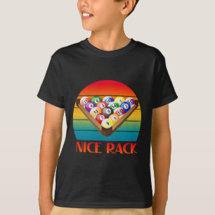 Funny Billiards 9 Ball Pool Player Vintage Nice Ra T-Shirt