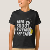 Funny Billiards Aim Shoot Swear
