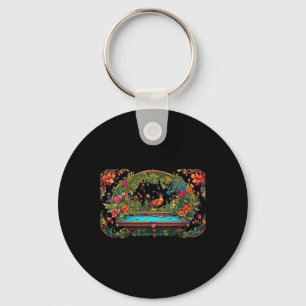 Funny Billiards Art Billiards Playing Pool Players Key Ring