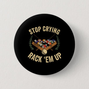 Funny Billiards Clothing Pool Players Apparel Snoo 6 Cm Round Badge