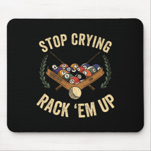 Funny Billiards Clothing Pool Players Apparel Snoo Mouse Mat