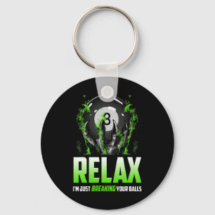 Funny Billiards Design 8 Ll Snooker Pool Cue Stick Key Ring