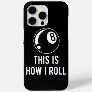 Funny Billiards Design For Pool Players Retro 8 Ba iPhone 15 Pro Max Case