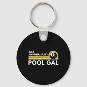 Funny Billiards For Women Just Another Sy Pool Gal Key Ring