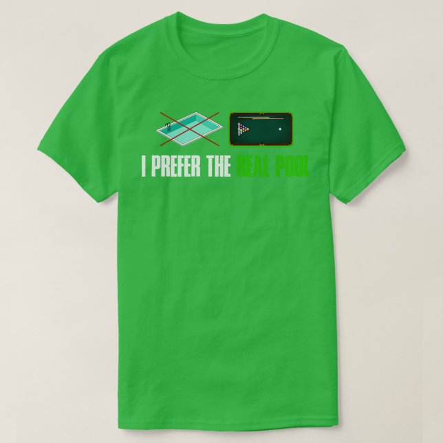Funny Billiards Funny Billiards  T-Shirt (Design Front)