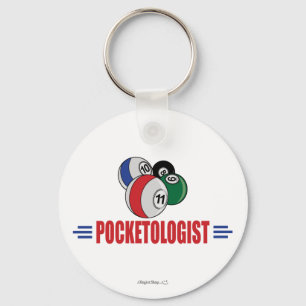 Funny Billiards Key Ring
