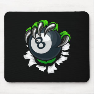 Funny Billiards Nails Art Billiards Playing Pool P Mouse Mat